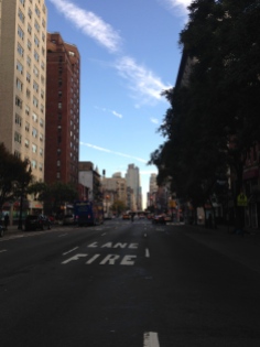 Looking up 5th Avenue
